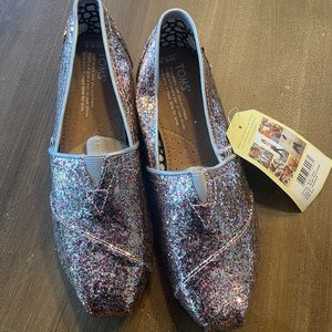 Multi color glitter Toms